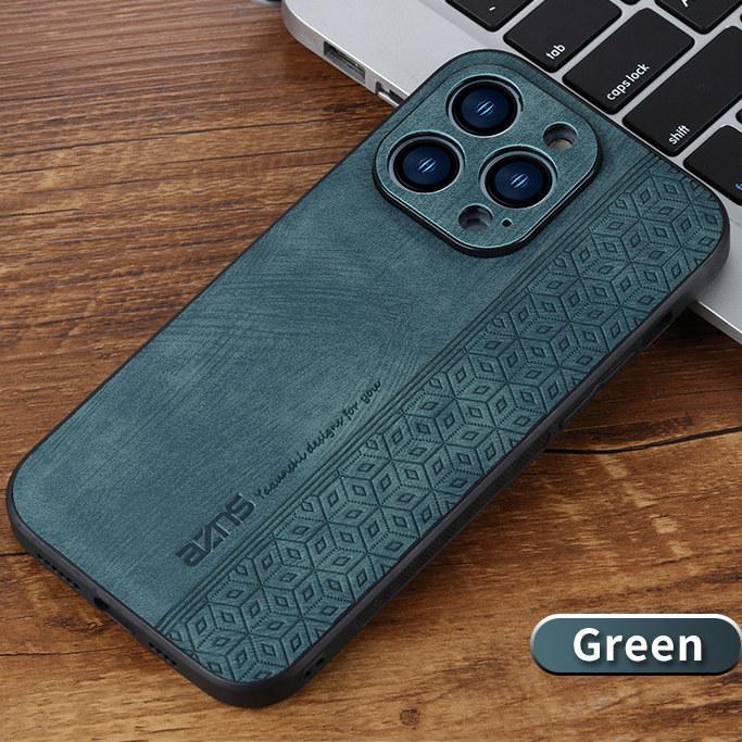 PU Leather Shockproof Case For iPhone