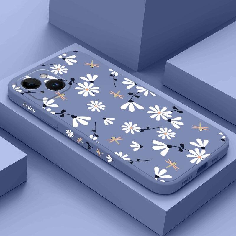 Daisy Soft Silicone Case For iPhone