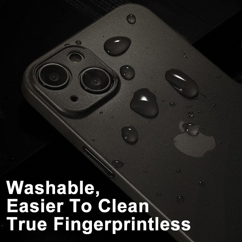 Ultra Thin Transparent Matte Case For iPhone