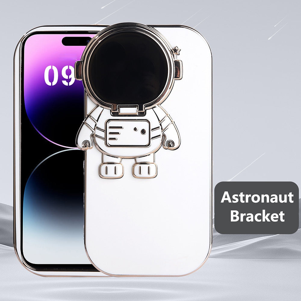 Astronaut Electroplated Kickstand Case For iPhone