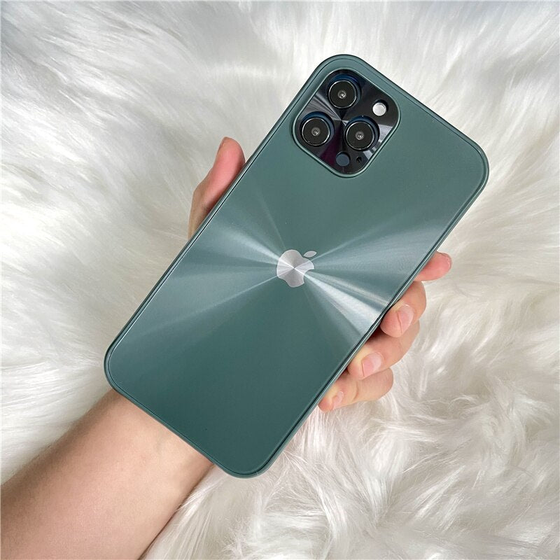 Luxury Plated CD Textect Matte Case for iPhone