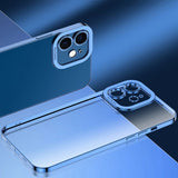 Camera Protection Plating Soft Case for iPhone