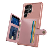 Magnetic Card Holders Wallet Case for Samsung