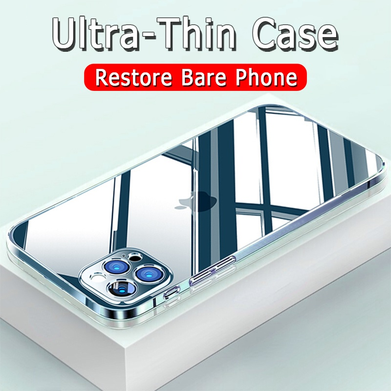 Thin Lens Protection Clear Case For iPhone