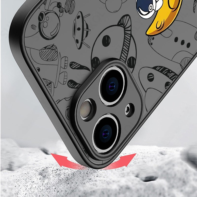Astronaut Matte Phone Case For iPhone
