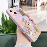 Plants Flower Silicone Soft Case For iPhone