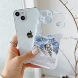 Mountain Transparent Clear Case For iPhone