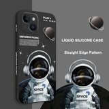 Astronaut Silicone Soft Case For iPhone