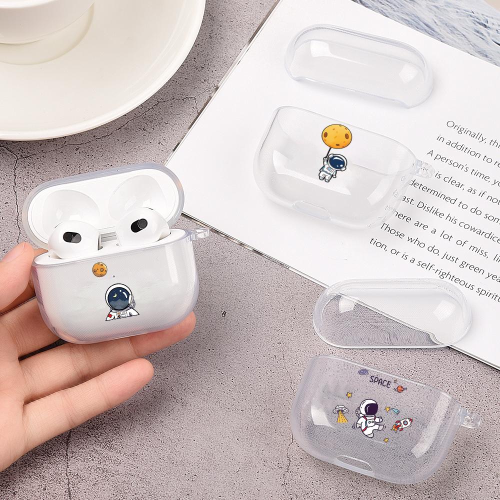 Astronaut Transparent Clear Case For Airpods