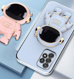 Plating Astronaut Stand Case For Samsung