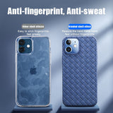 Breathable Weave Silicone Case For iPhone