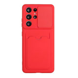 Sliding Camera Card Slot Holder Case For Samsung