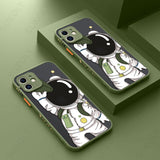 Astronaut ShockProof Soft Case For iPhone