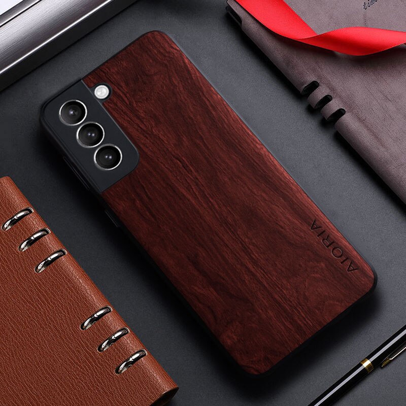 Wood Pattern Soft Case for Samsung