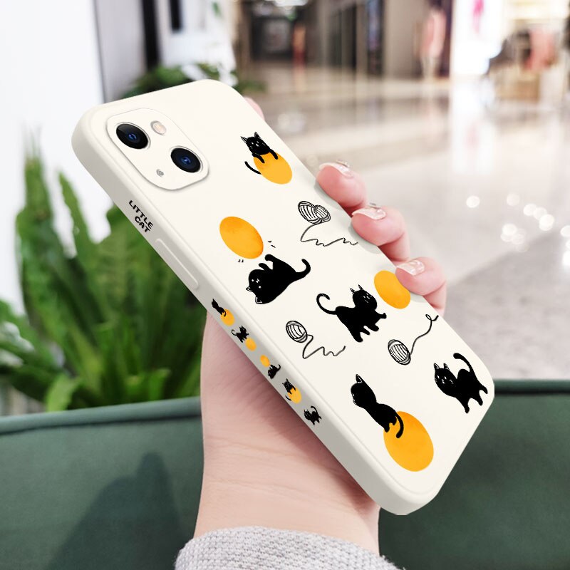 Cat Playing Cute Case For iPhone