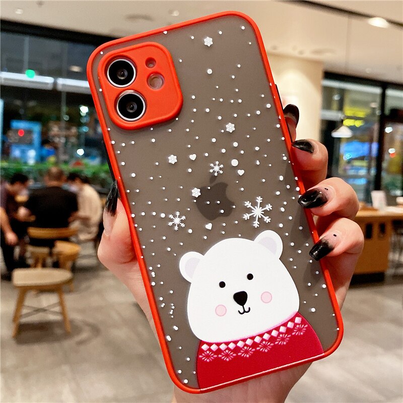 Christmas New Year Shockproof Case For iPhone