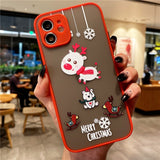 Christmas New Year Shockproof Case For iPhone