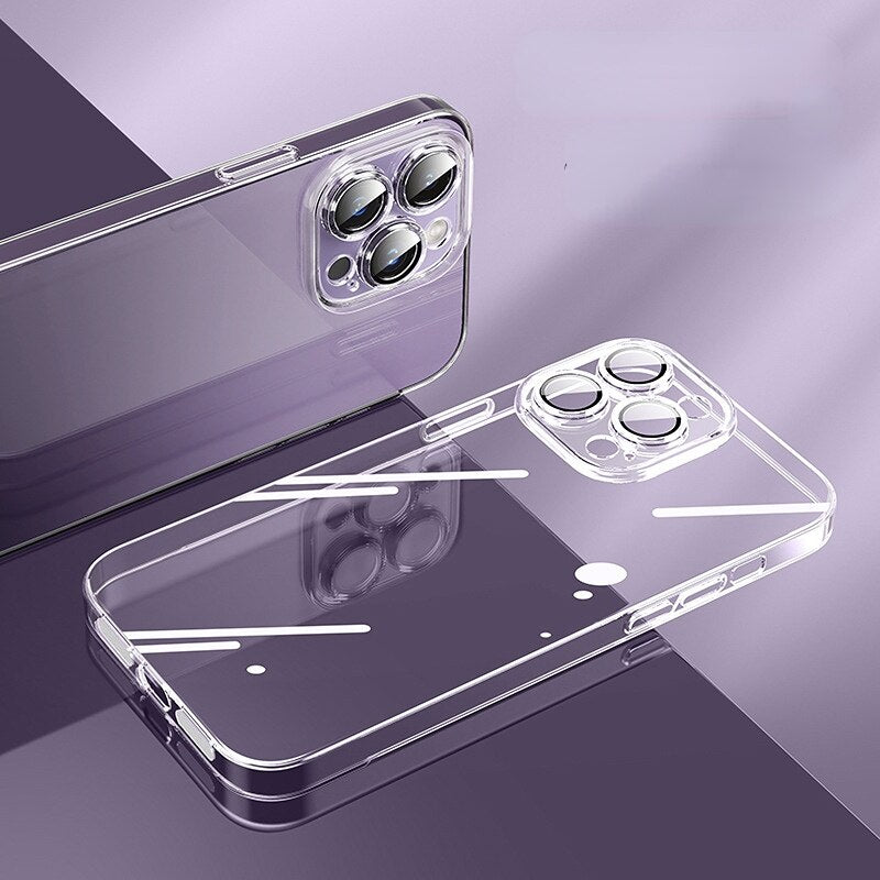 Soft Transparent Silicone Case For iPhone