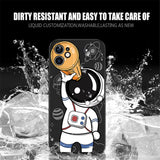 Cute Astronaut Side Patterns Case For iPhone