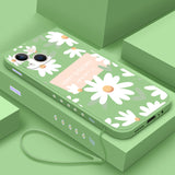Daisy Flower Silicone Soft Case For iPhone