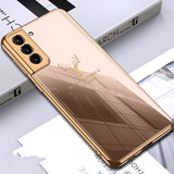 TPU Tempered Glass Case For Samsung