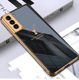 TPU Tempered Glass Case For Samsung