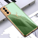 TPU Tempered Glass Case For Samsung