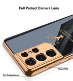 TPU Tempered Glass Case For Samsung