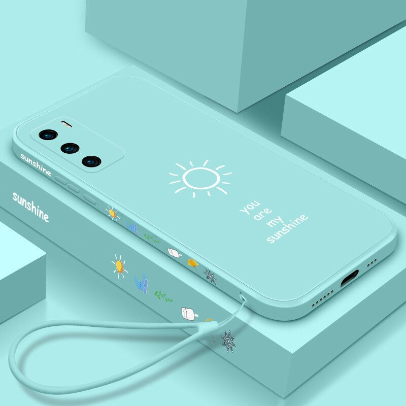 Soft Liquid Silicone Case for Huawei