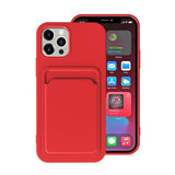 Luxury Original Card Bag Soft Silicone Case For iPhone