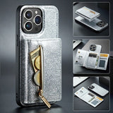 New Magnetic Leather Wallet Case For iPhone