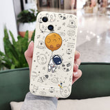 Astronaut Silicone Soft Case For iPhone