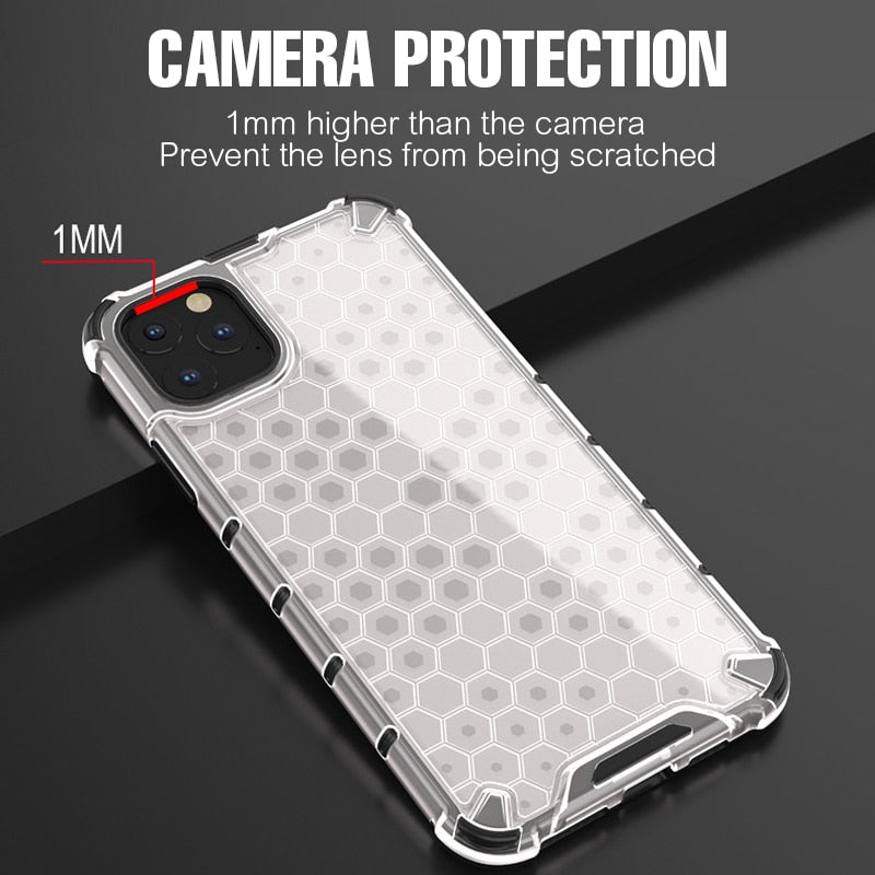 Transparent Airbag Shockproof Case For iPhone