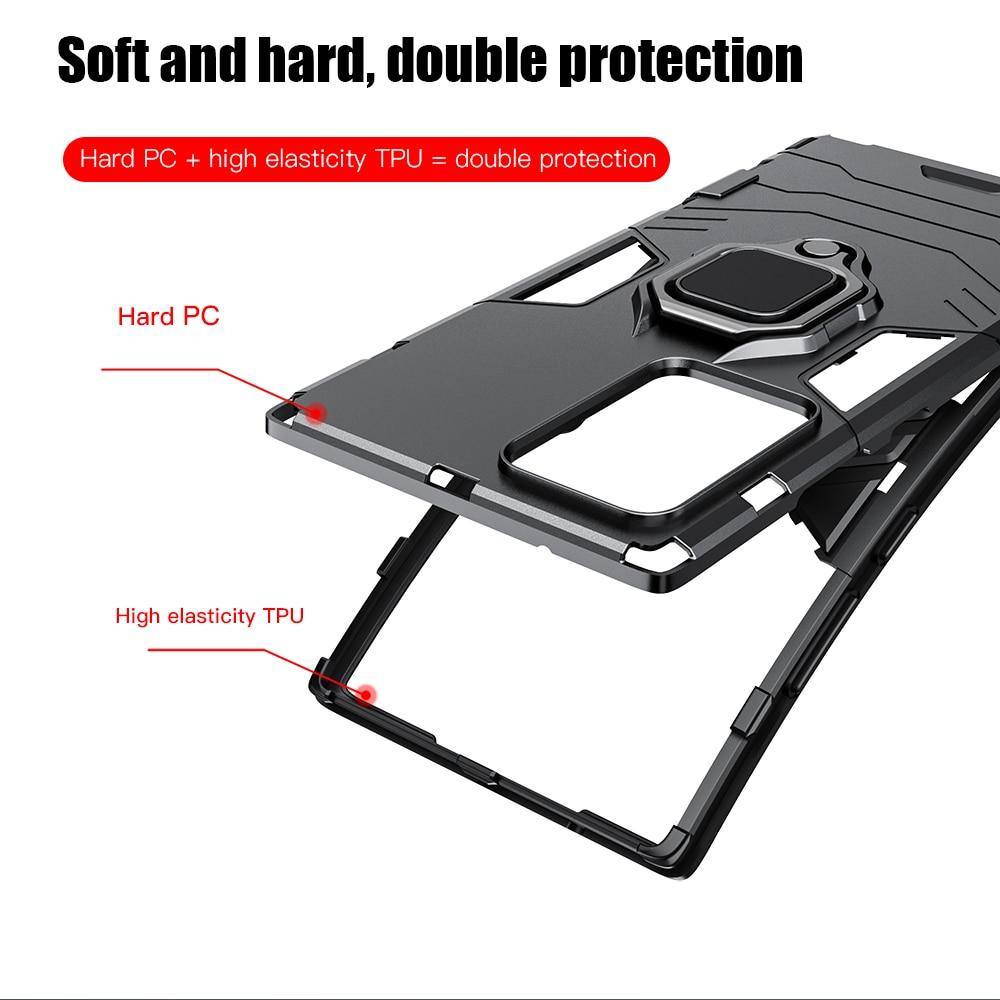 Ring Stand Bumper Shockproof Armor Case for Samsung