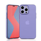 Ultra Thin Matte Transparent Case for iPhone