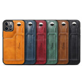 PU Leather Stand Card Case For iPhone