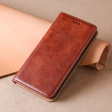 Magnetic Flip Leather Wallet Case for iPhone