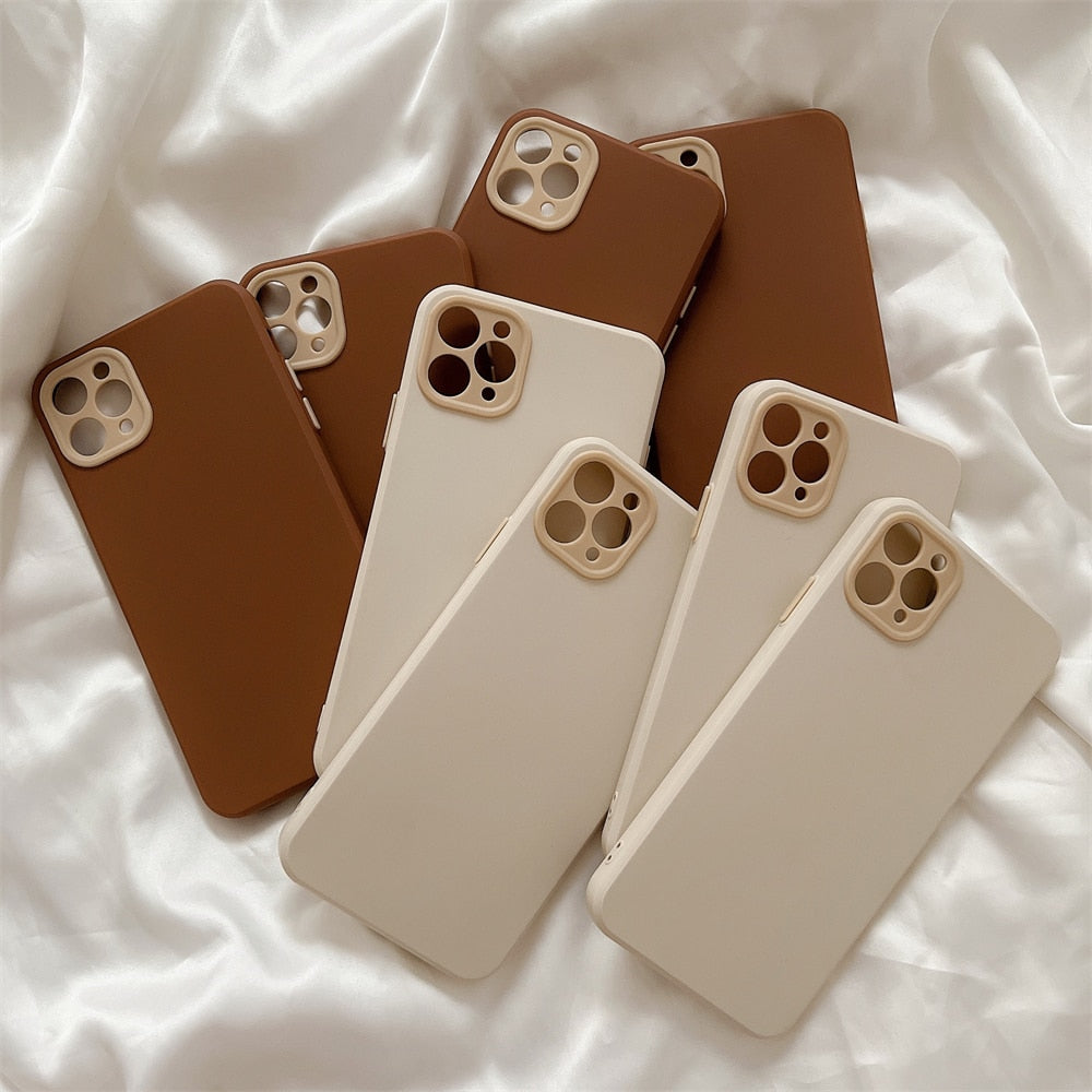 Shockproof Lens Protect Soft Case for iPhone