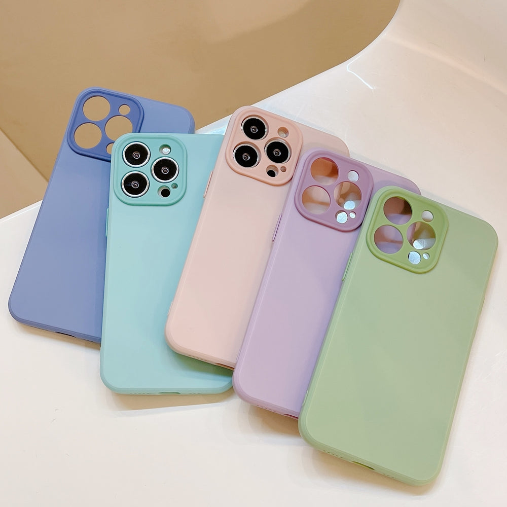 Shockproof Lens Protect Soft Case for iPhone