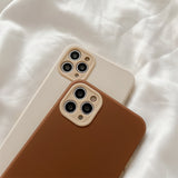 Shockproof Lens Protect Soft Case for iPhone