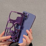 3D Metal Plating Shockproof Case for iPhone