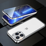 Metal Double-sided Glass Case For iPhone