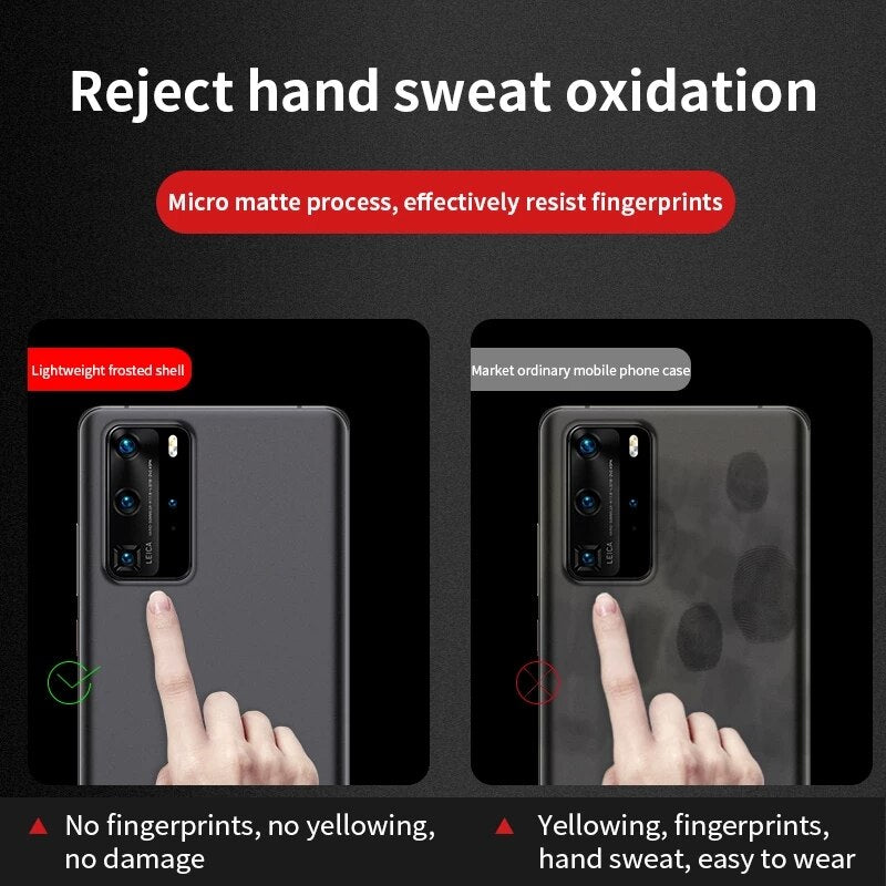 Ultra Thin Transparent Slim Case For Huawei