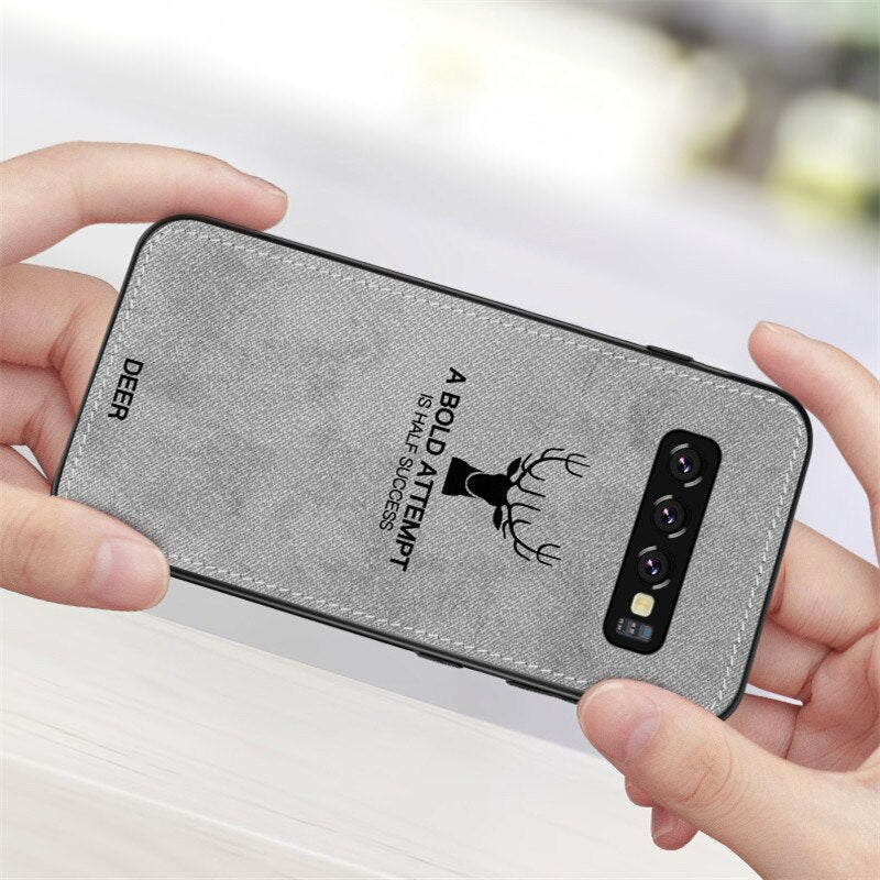 Luxury Fabric Cloth Case For Samsung
