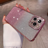 Glitter Bling Transparent Case for iPhone