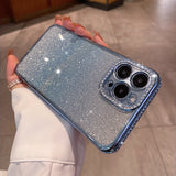 Glitter Bling Transparent Case for iPhone