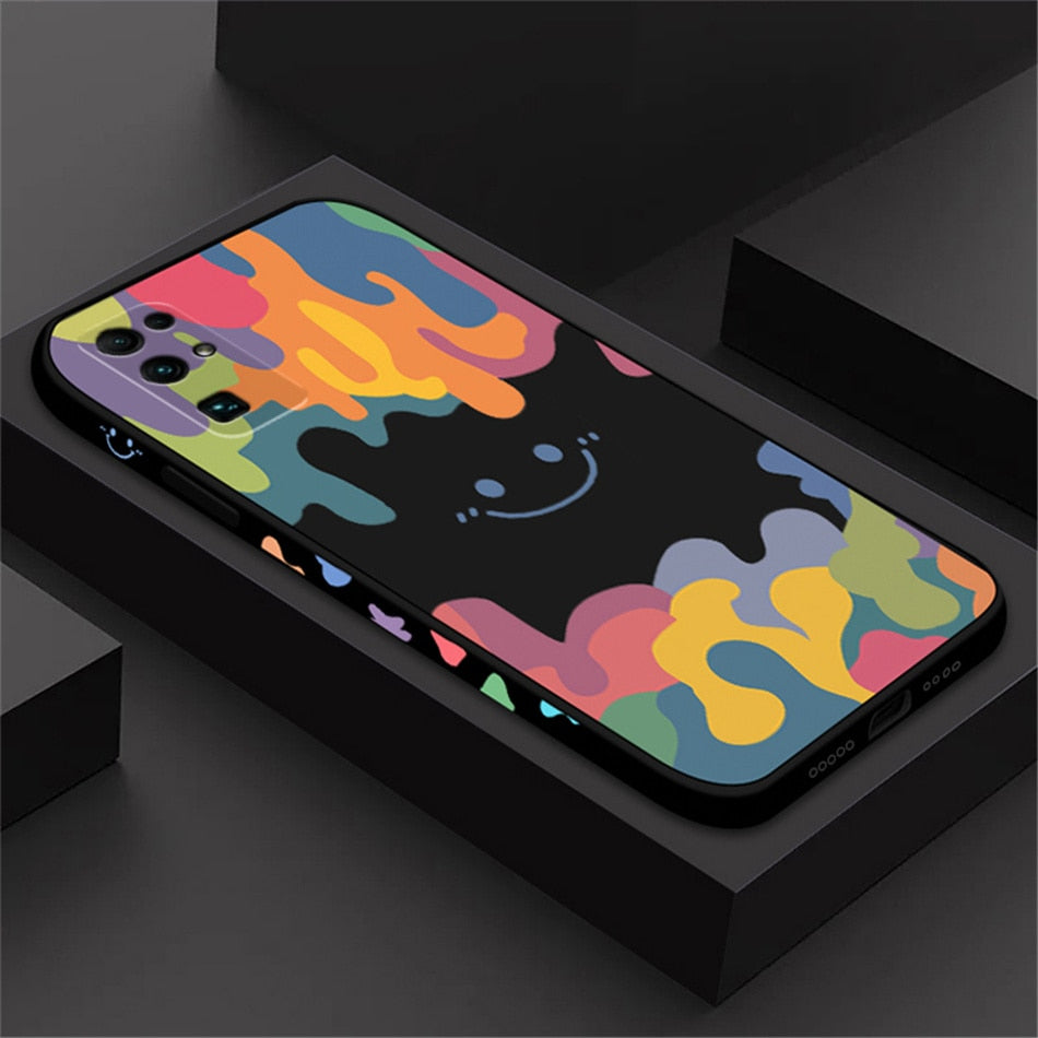 Luxury Soft Square Silicone Case For Huawei