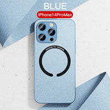 Plating Magnetic Solid Case For iPhone