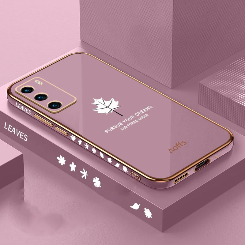 Plating Camera Protection Soft Case For Huawei