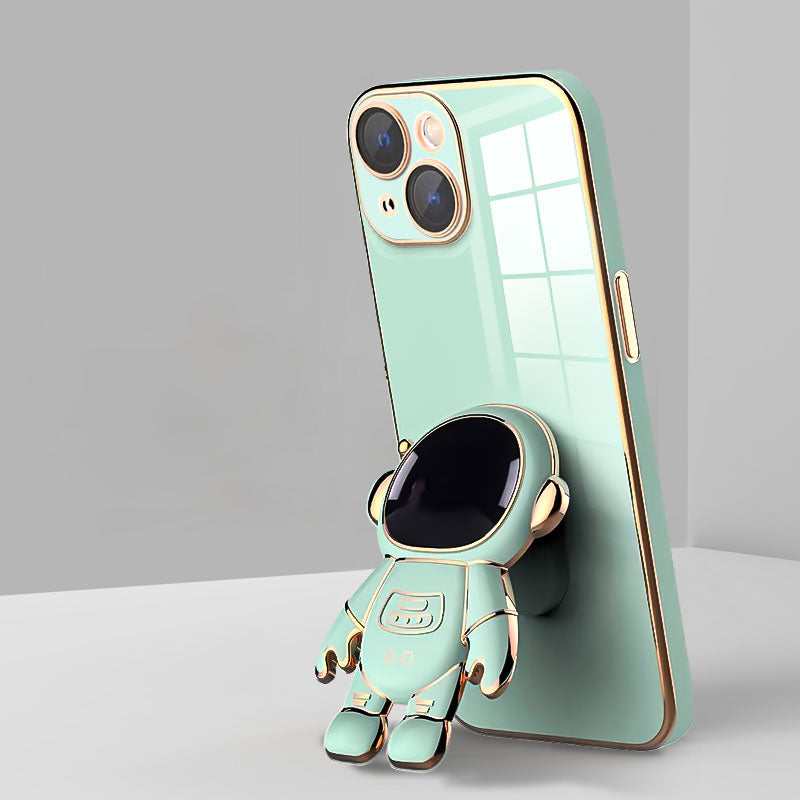 Plating Astronaut Stand Case For iPhone